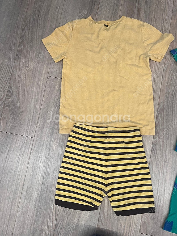 리미떼두두 반팔실내복2벌+실내슬리퍼--2