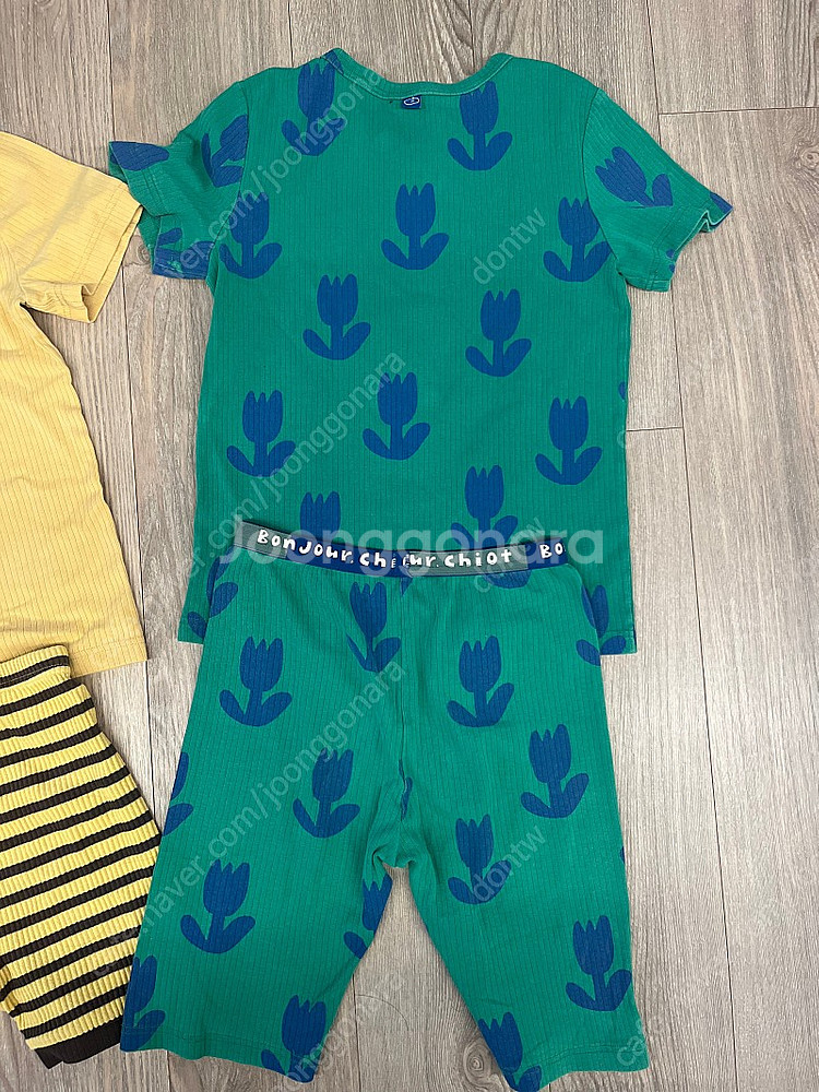 리미떼두두 반팔실내복2벌+실내슬리퍼--3