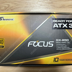 시소닉 NEW FOCUS GX850 GOLD 풀모듈러 ATX3.0 팝니다.