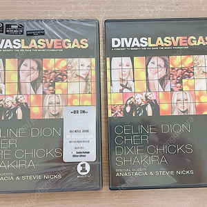 [CD + DVD] Divas Las Vegas - CD + DVD Combo Package (셀린디온, 쉐어, 샤키라)