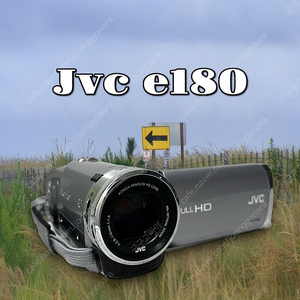 외관 민트급 jvc e180 빈티지 캠코더 카메라