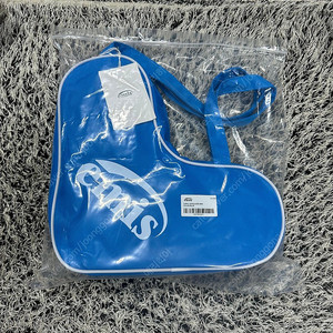 [미개봉 새상품] emis 이미스 하트 커비숄더백 가방 - 블루 (파랑색) / (CURVY SHOULDER BAG-BLUE) 여성숄더백 운동가방