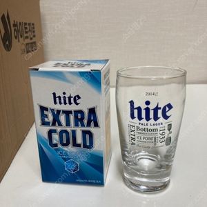 하이트 EXTRA COLD 2014년 히스토리 잔 미니유리컵 140ml (새 상품)