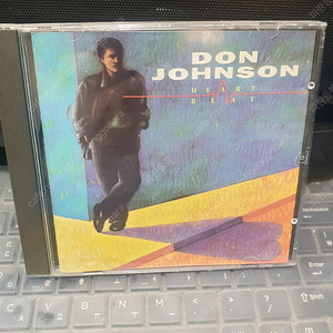 희귀 CD 음반 앨범: Miami Vice의 Don Johnson 1집 앨범 Heartbeat