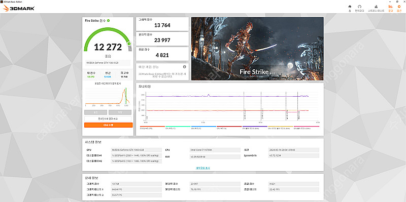 이엠텍 grx 1060 6기가 팝니다.--4