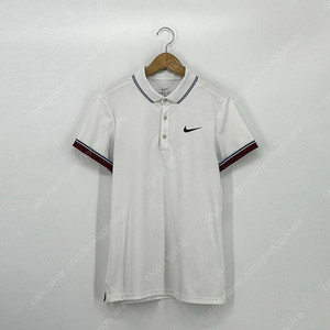 나이키 드라이핏 카라 티셔츠 (S size / WHITE)