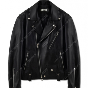 LOFI RIDERS JACKET LAMB LEATHER (BLACK)