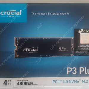 마이크론 Crucial P3 Plus M.2 NVMe SSD 4TB 새제품