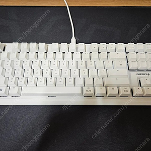 체리 키보드 CHERRY MX 1.1 TKL 화이트 청축