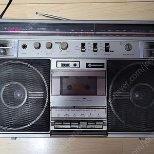 빈티지st-330 삼성 스테레오 라디오 카세트 레코더
