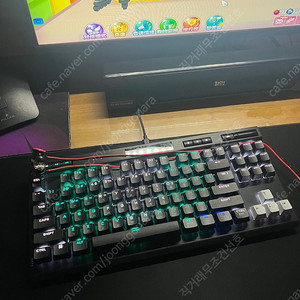 커세어k70 opx tkl 광적축 새상품급 오늘만 이가격