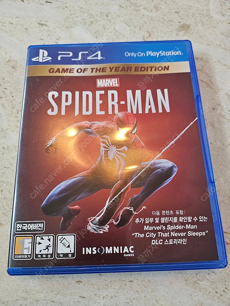 Ps4스파이더맨 고티 팝니다