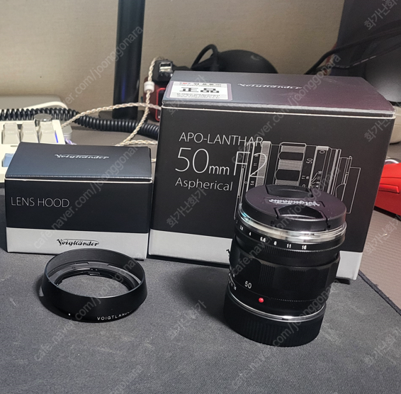 (M마운트) 보이그랜더 APO-LANTHAR 50mm F2 Aspherical + Hood LH-13 후드 판매