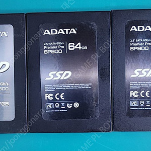ADATA 2.5인치 SSD SP900, SP600 64GB 3개 판매 일괄/개당 5,000원