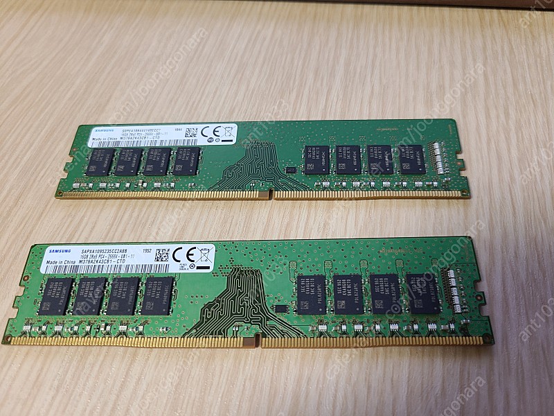 삼성 DDR4 PC용 PC4-21300 2666MHz 16GB x 2개