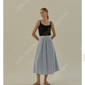 망고매니플리즈 스커트 MAY SHIRRING SKIRT 라이트블루 S