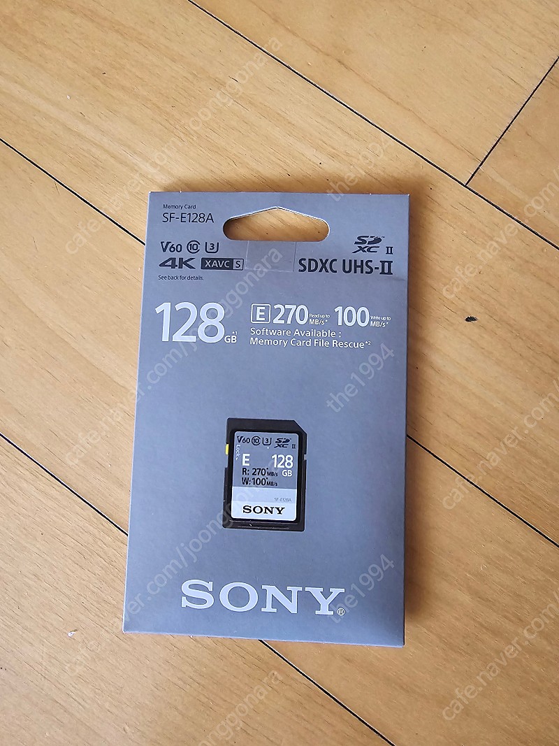 SF-E128A 소니 메모리카드 128gb 미개봉 팝니다