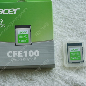 에이서 CFE100 (128GB) cfexpress Type B 메모리 팝니다.
