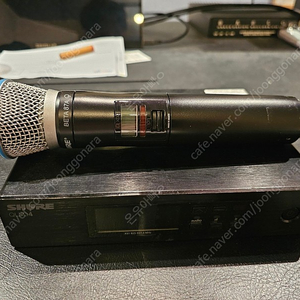 shure qlxd4 beta87a 무선 마이크셋 팝니다