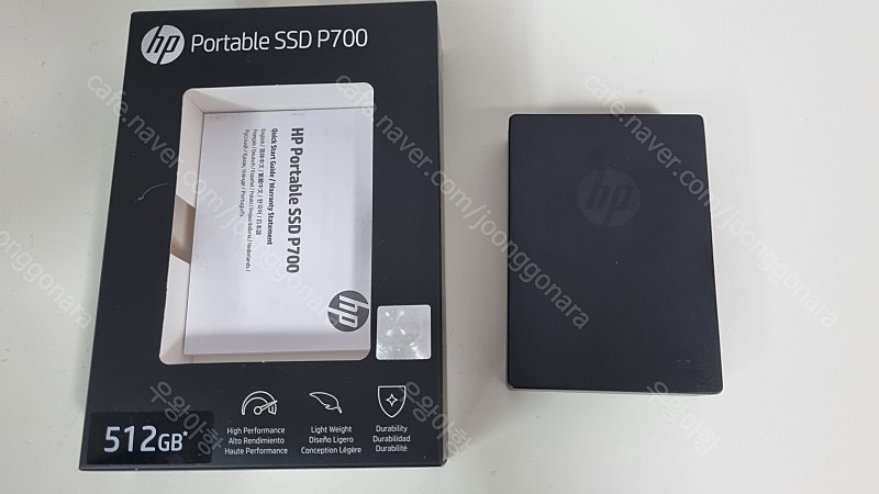 [판매] HP Portable SSD P700 (512GB 외장 SSD)