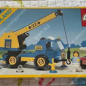 올드 레고(LEGO) 레고랜드 1489 MOBILE CAR CRANE 해외판 미개봉(MISB) 판매합니다.