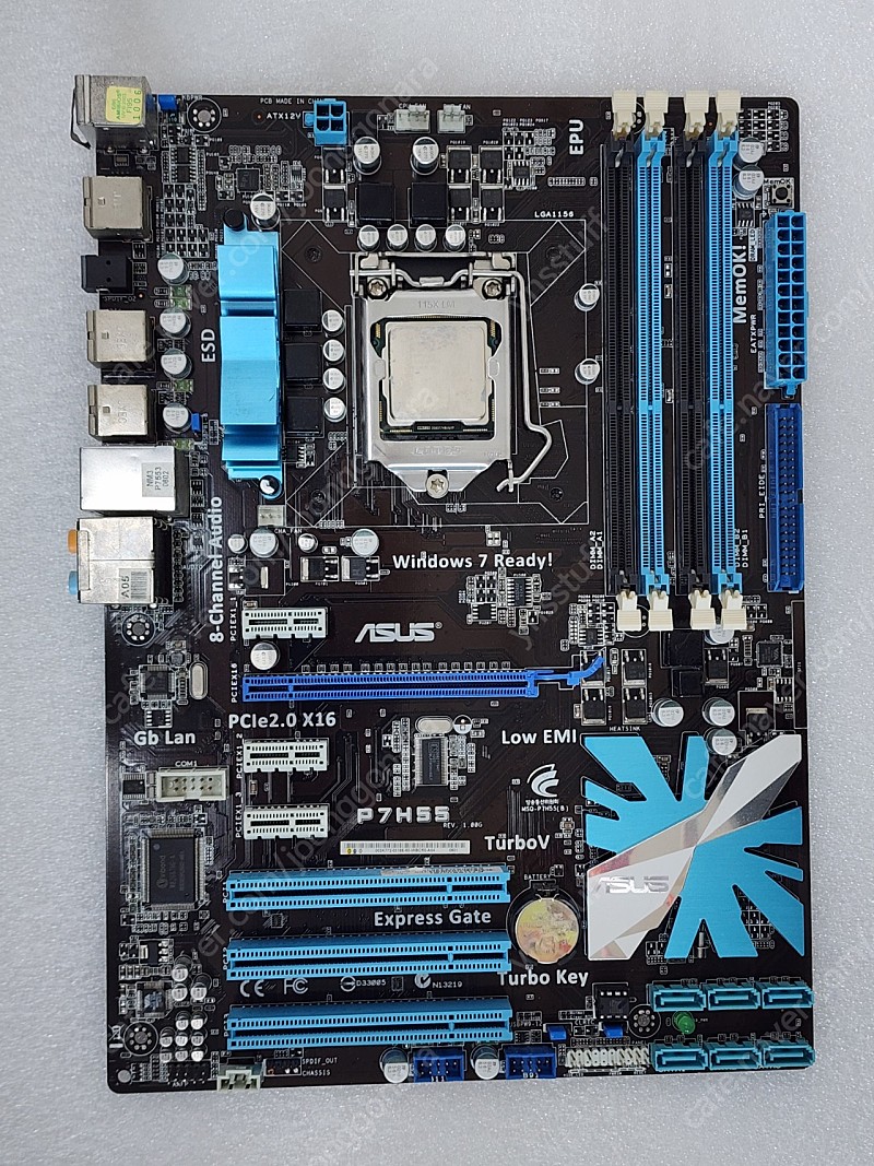 i5-760 CPU+ asus P7H55 메인보드 판매