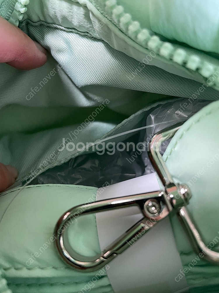 [새상품/택포] 모라도해 솜사탕구름백 민트--5