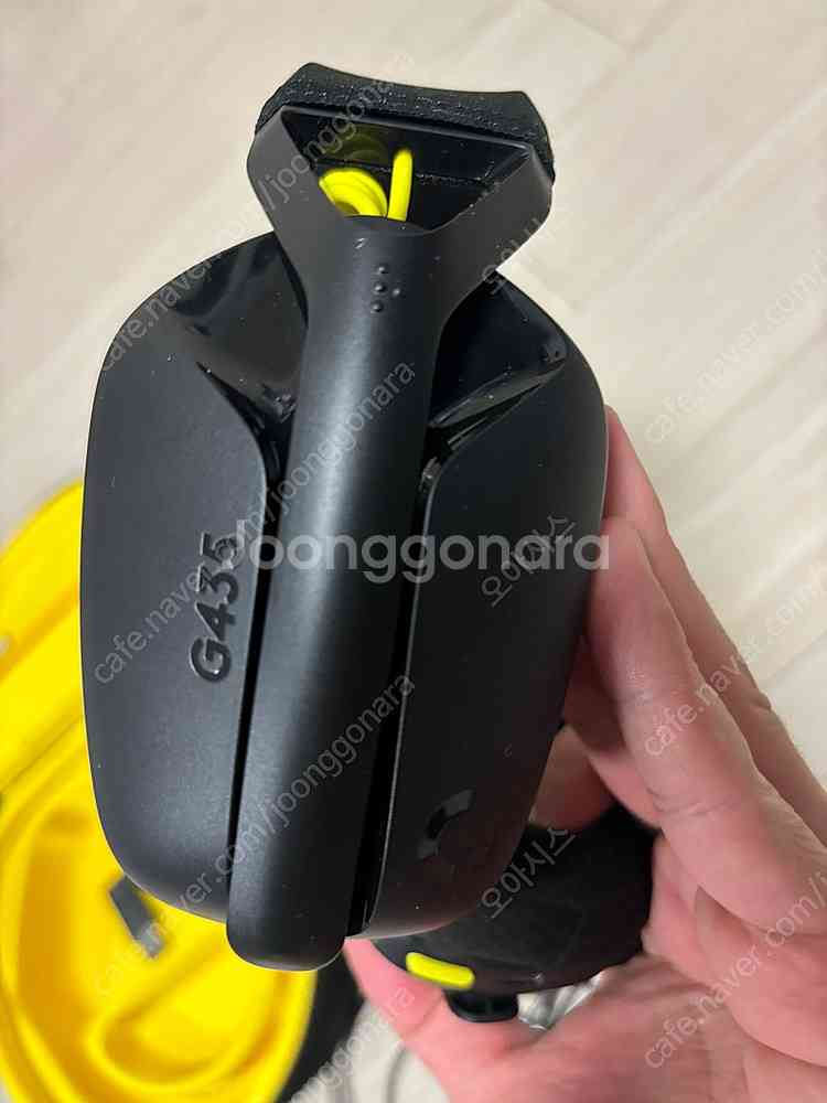 로지텍 g435 블루투스 헤드폰 블랙 케이스 포함 5....--0