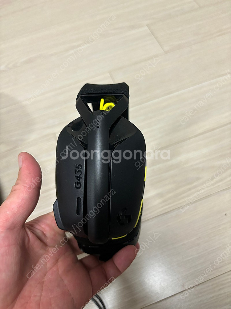 로지텍 g435 블루투스 헤드폰 블랙 케이스 포함 5....--1