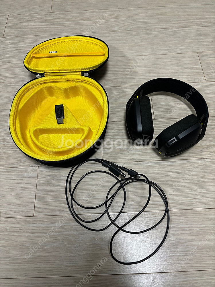 로지텍 g435 블루투스 헤드폰 블랙 케이스 포함 5....--2