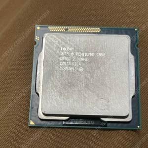 CPU 인텔 저전력 G850 500원에 팝니다