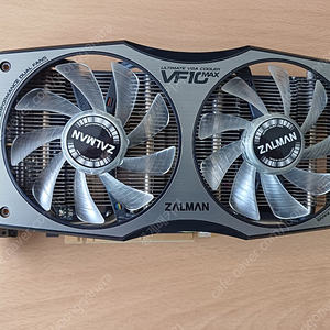 잘만 지포스 GTX760 OC D5 2GB VF10 MAX 백플레이트