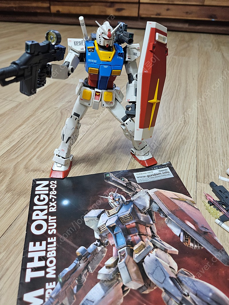 깔끔가조 MG RX78-2 퍼스트 건담 디 오리진 판매 합니다.