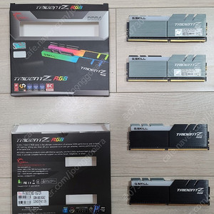 메모리 램 G.SKILL 32G PC4-28800 CL18 TRIDENT Z RGB (8Gx4)