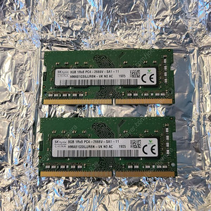 [노트북램] SK하이닉스 8GB*2개 (DDR4-2666)