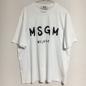 MSGM 레터링 반팔 티셔츠 XL
