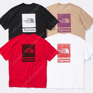 슈프림 노스페이스 프린티드 포켓 티셔츠 15만원 ​슈프림 노스페이스 24ss 티셔츠 새상품 15만원