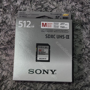 소니 SF-M512 512GB SD카드 판매합니다.