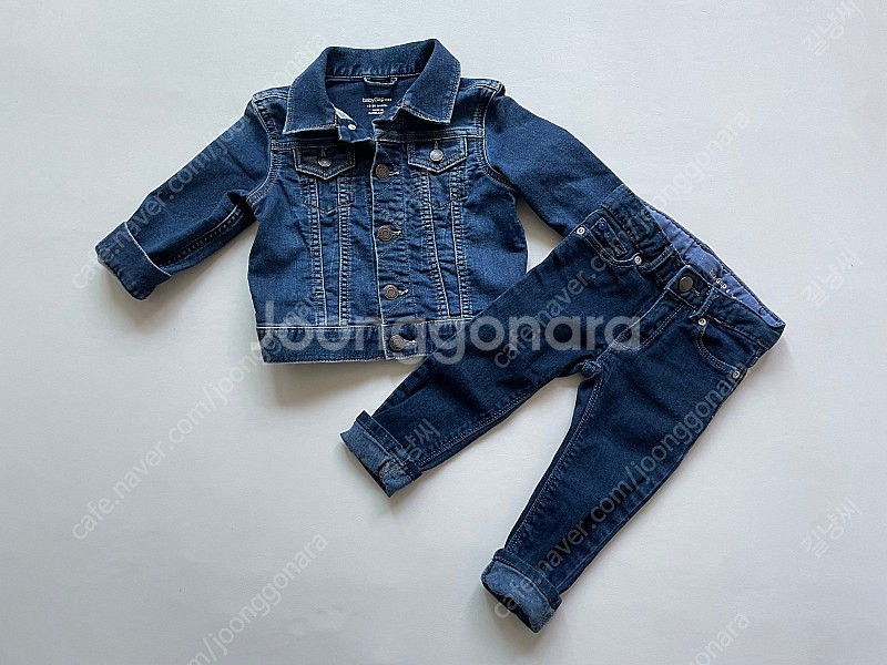 아기옷 갭베이비 청자켓 청바지 일괄--0