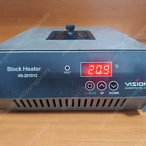 VISION Block Heater VS-2051D12 히팅블럭 팝니다.