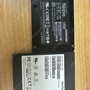 삼성 750 EVO 120G, Sandisk Z400s 128G 판매합니다