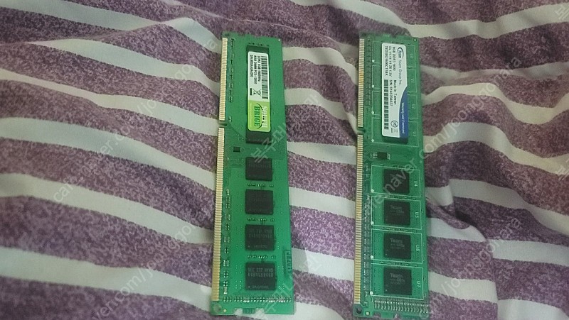 인천) DDr3 램 8기가 메모리 2개 팝니다-1.5