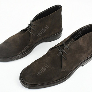 SUITSUPPLY 남자 스웨이드 브라운 처카 부츠 BROWN SUEDE CHUKKA BOOT 사이즈 UK7 EUR41 US8 미착용 상품