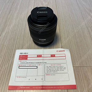 캐논 정품 RF 24mm F1.8 MACRO IS STM 단렌즈 판매합니다.