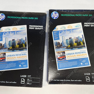 [포토 페이퍼] HP professional photo paper 200 (A4 100매) 2팩 => 택포2만원