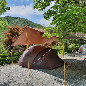 캠핑클럽 듀플렉스돔 그레이 텐트 판매합니다. (전주, 오산)
