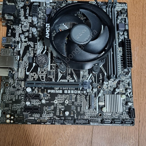 라이젠 2700+ asus b350m-k 보드셋