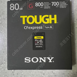 소니 CFexpress-A CFA 80기가 CEA-G80T 메모리카드 미개봉