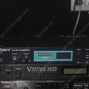 Roland M-BD1 롤랜드 빈티지 미디 사운드 모듈. SR-JV80-10 Bass & Drums