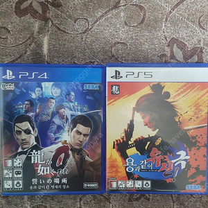 ps4용과같이 제로 ps5용과같이 유신극 팝니다